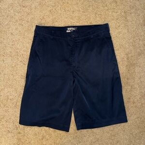 Nike Men's Dark Blue Flat Front Tour Performance Golf Shorts